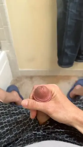 Cum formed a small tide pool in my hand, didn’t lose a drop
