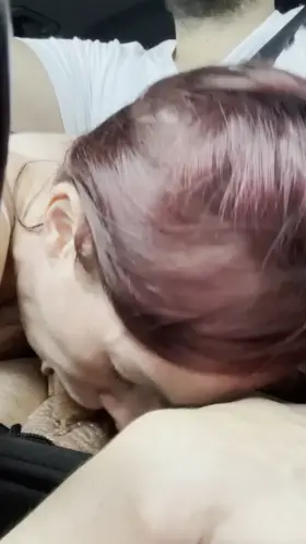 When I get bored in the car… 💦