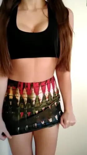 I was dancing, but someone knocked the door!