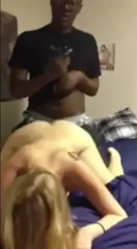 Blonde College Girl Takes BBC In Dorm Room