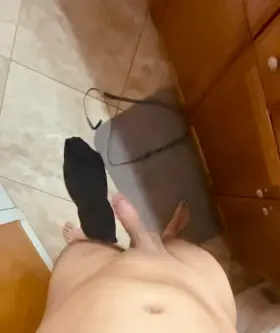 Swinging my average cock !