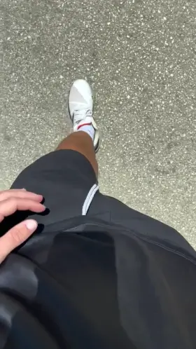 going for walk with a huge wood... idk if they noticed 👀