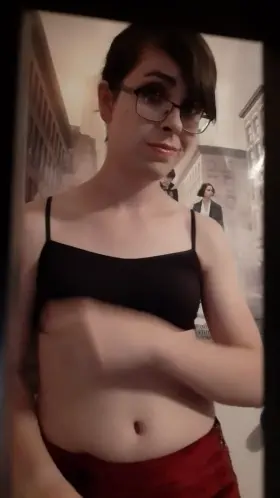 caught peaking at your secretary again...