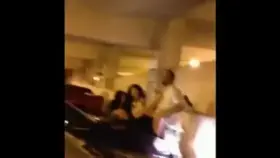 White girl cheered after getting her jungle fever out of her with her first black guy after rap concert