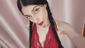 Do you think red suits me? 🥵 Check my profile to see more of me 😇