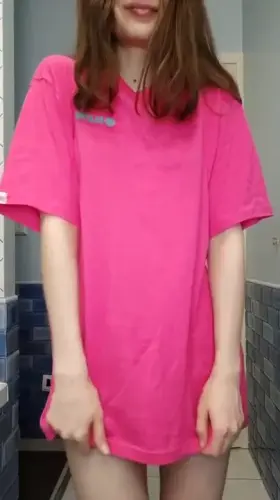 What do you think of my tiny titties? Be kind, I'm shy