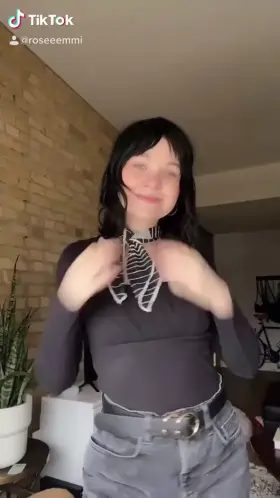 When I take my scarf off my clothes disappear