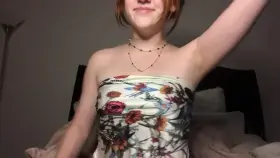 Letting my hair (and my top) down ;)