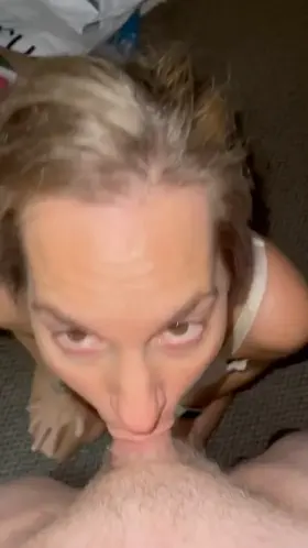 My good housewife performing her daily duties