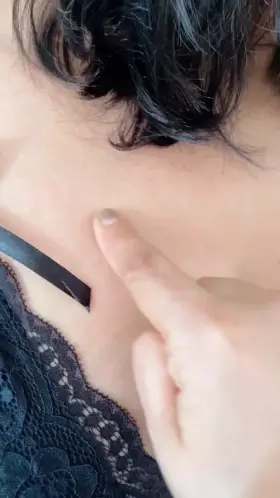 This is how my friend loves playing with them. Will you be as gentle? 😈 [f]