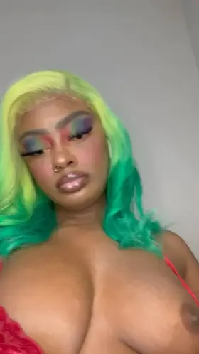 Who needs clothes when you could just stare at my tits all day