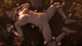 Hard fuck with bondage