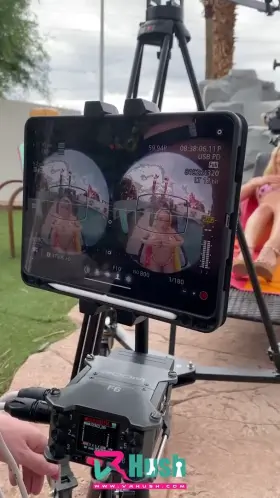 Slimthick Vic is taking care of business on set for her VRHush debut | BTS Footage