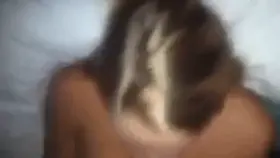 Sexy blonde loving my big dick