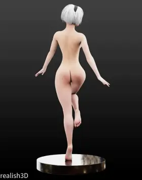 2B Pirouetting (realish3D) [NieR: Automata]