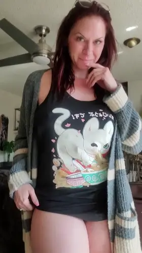 Fresh Rolled out of bed Woke up horny look