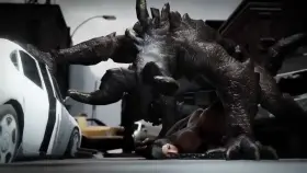 Lara Croft ventured into the wrong territory [Tomb Raider / Fallout] (zmsfm)