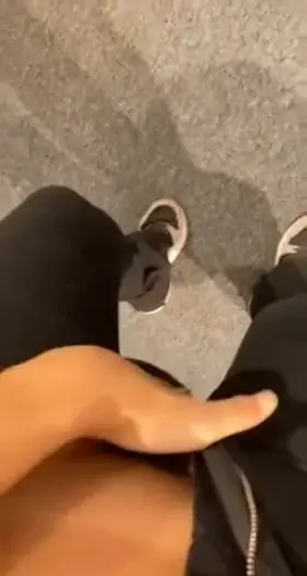 I was so horny I had to touch myself at work. Should I try without the pants next time? (F) kik: sophiamary233