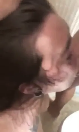 She told you she doesn’t like giving head. But she loves when I stretch her throat out. Don’t worry I’ll train her for you😉