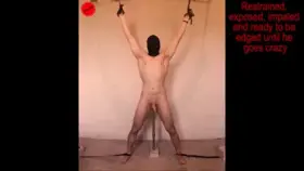 Remote Control Prostate Vibrator Anal Probe Edging While Restrained And Impaled ... | RedGIFs