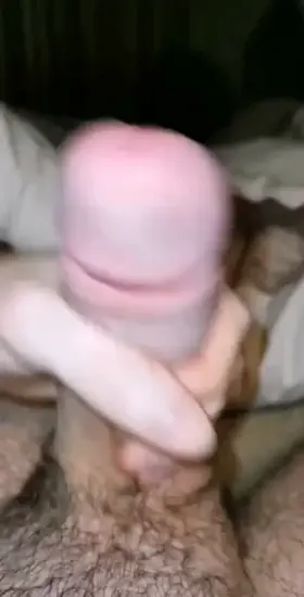 Huge solo cumshot from a thick young Bull cock 😈🍆💦