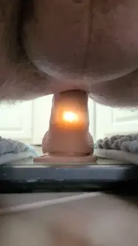 Getting fucked by my toy.. wish it were the real thing