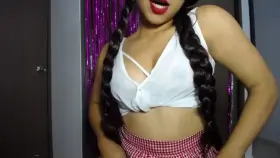 white lace bra quick flash