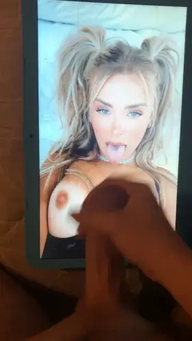 She deserved this huge load all over her