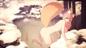 Fun bathing with tentacles