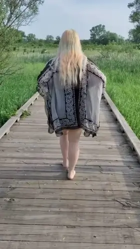 This has become normal for me on walks