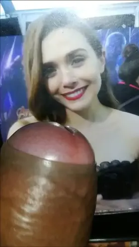 Elizabeth olsen is a cum drainer