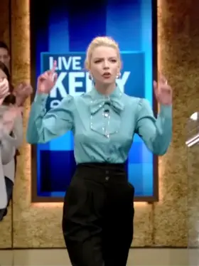 Golden Globe winner Anya Taylor-Joy braless