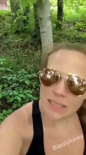 Peeing outside is so invigorating. Especially when you have an audience!