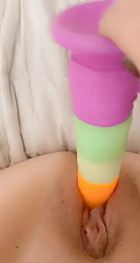 Just making my pussy cum with this sweet dildo. 😇