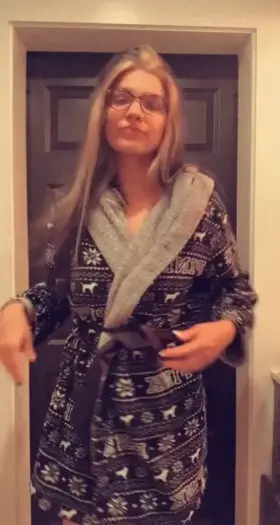 Is this what you expected to be under my robe?