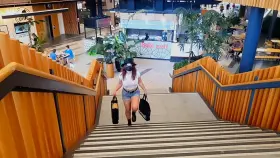 Shopping Braless [gif]