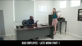 Bad secretary get disciplined by dick