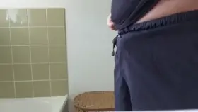 Jumping out of [m]y swim shorts