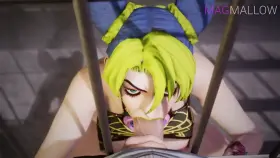 How Jolyne Cujoh passing time in prison (MagMallow) [JoJo's Bizarre Adventure]