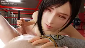 Tifa's workout routine (Naifu) [Final Fantasy]