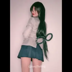 Tsuyu getting frisky by Aery Tiefling