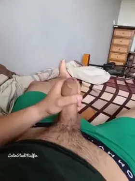Enjoy this cumshot of mine making a mess everywhere 😣 wish I had someone to clean it up with their mouth