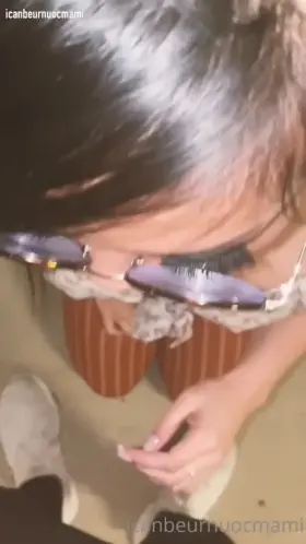 Trixie sucks, fucks and squirts in the tunnel [GIF]