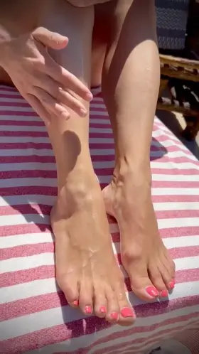 Do you love putting lotion on feet?