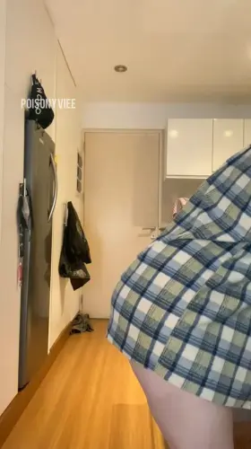 There is not even a room for a shirt on these tits