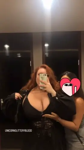 [OC] two girls having fun in public