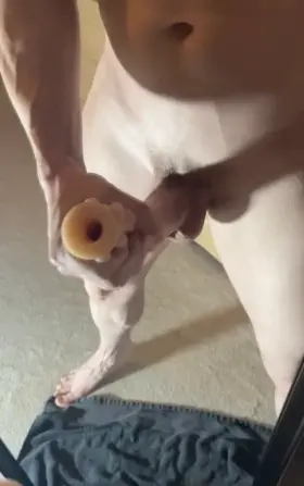 Watch and listen to how hard I cum on this mirror my bros 😘 (37)