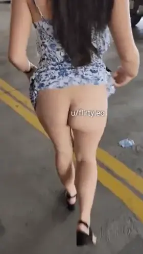 Flashing in the parking garage!