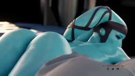 Aayla gets it from behind (ElRecondite) [Star Wars]