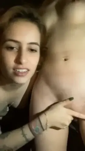 Playing with pussy and then licking it